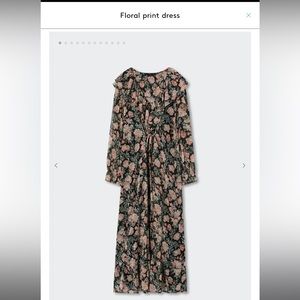 Mango floral print dress- perfect for family pictures!!